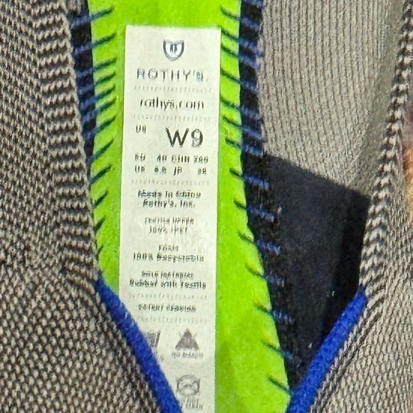 Rothy’s The Pointed Ballet Flat Slip-On Lightweight Gray Size W9 NWOT - Picture 7 of 11